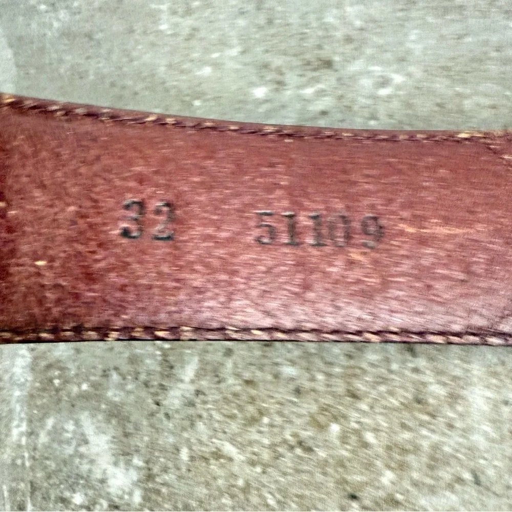 Silver Creek Classics Black Cherry Leather Belt Men’s 32